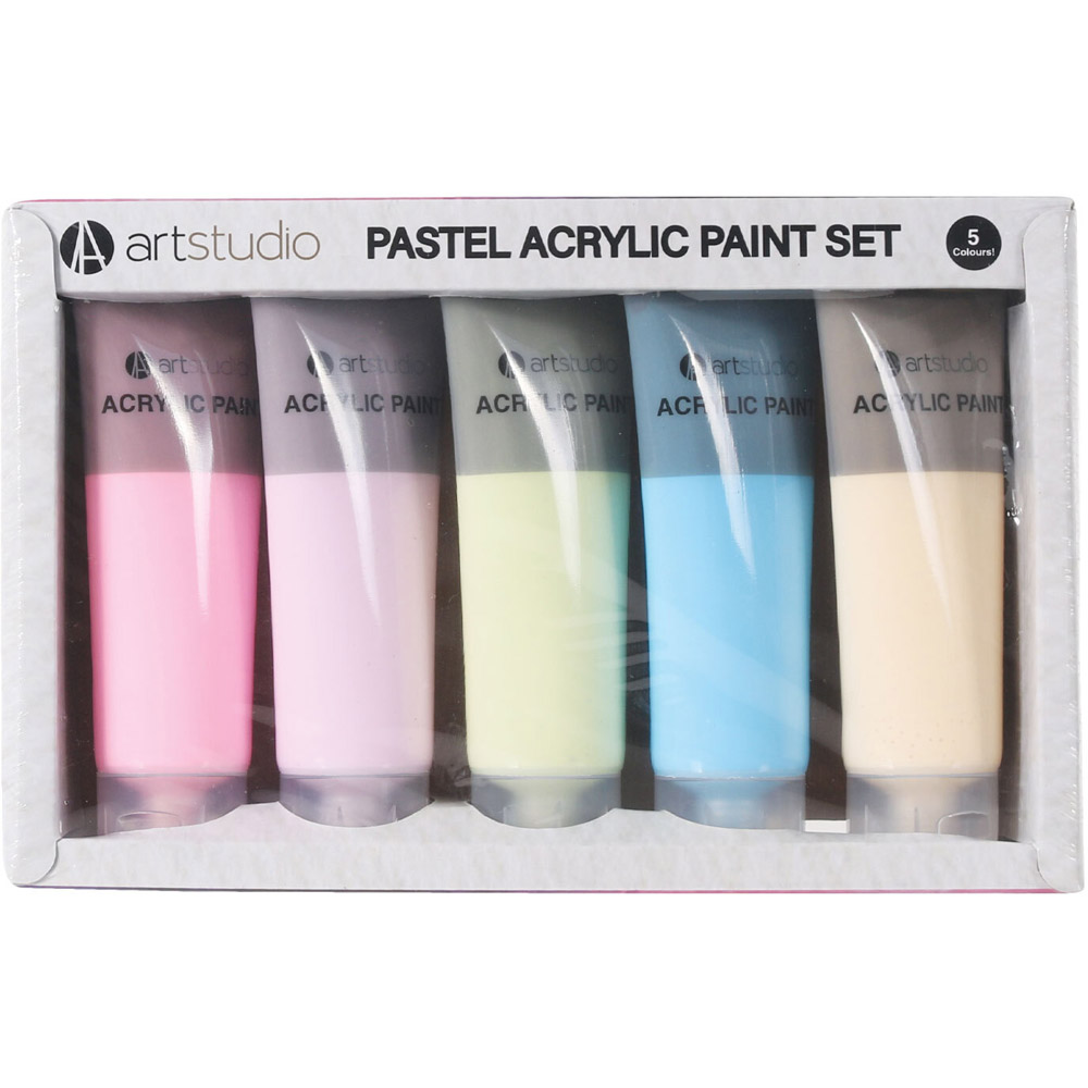 Pastel Acrylic Paint Set Image