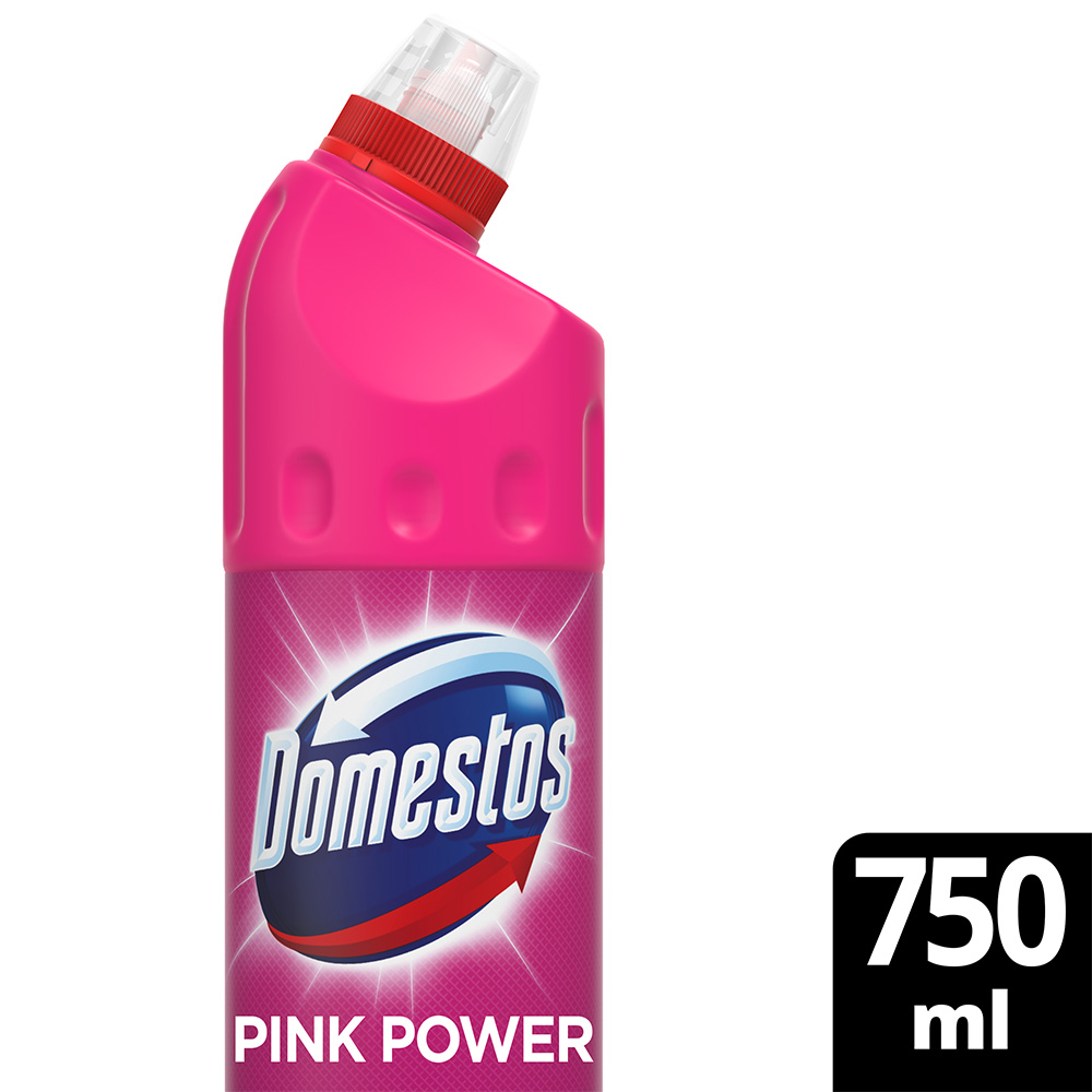 Domestos Power Pink Bleach 750ml Image 2