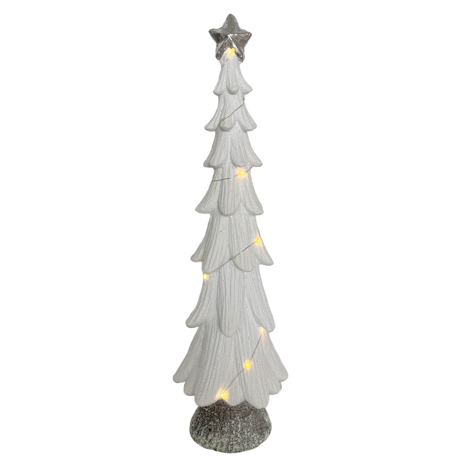 Indoor / Outdoor Frosted LED Tree - White Image