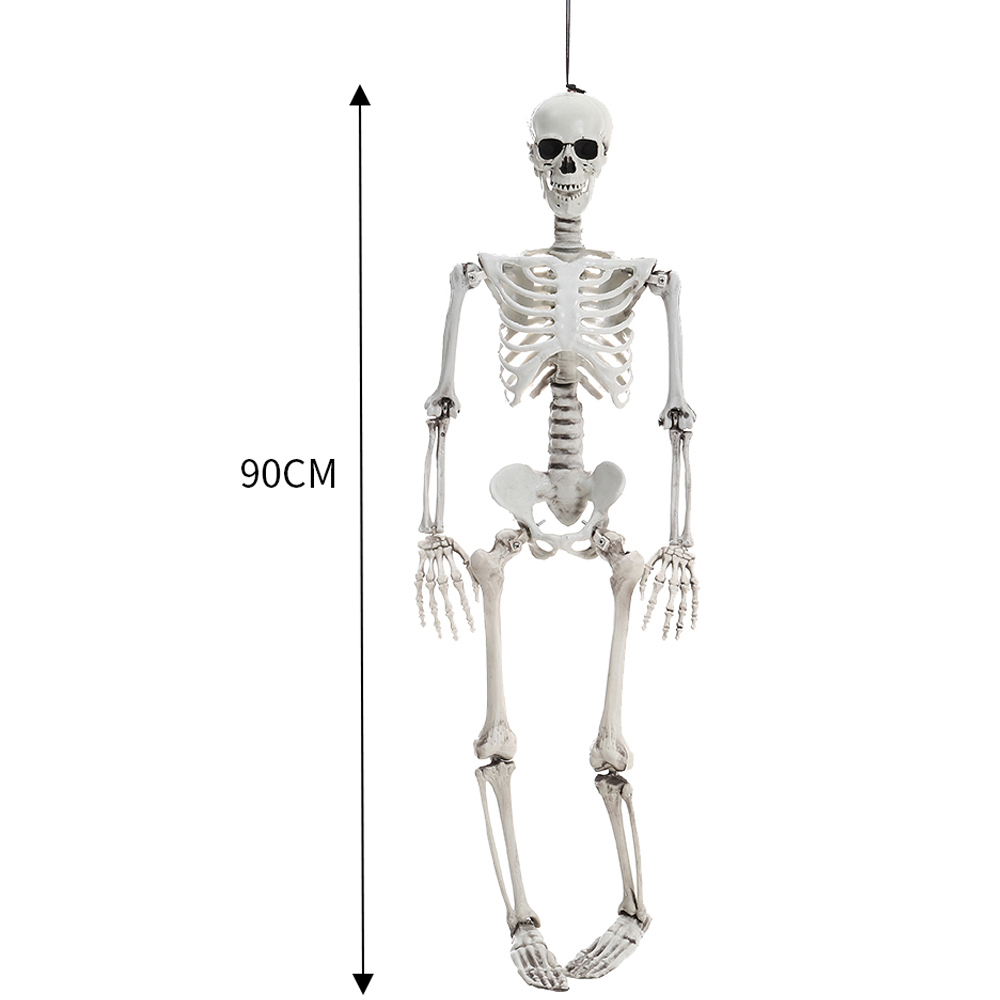 Living and Home Halloween Poseable Human Skeleton 90cm Image 8