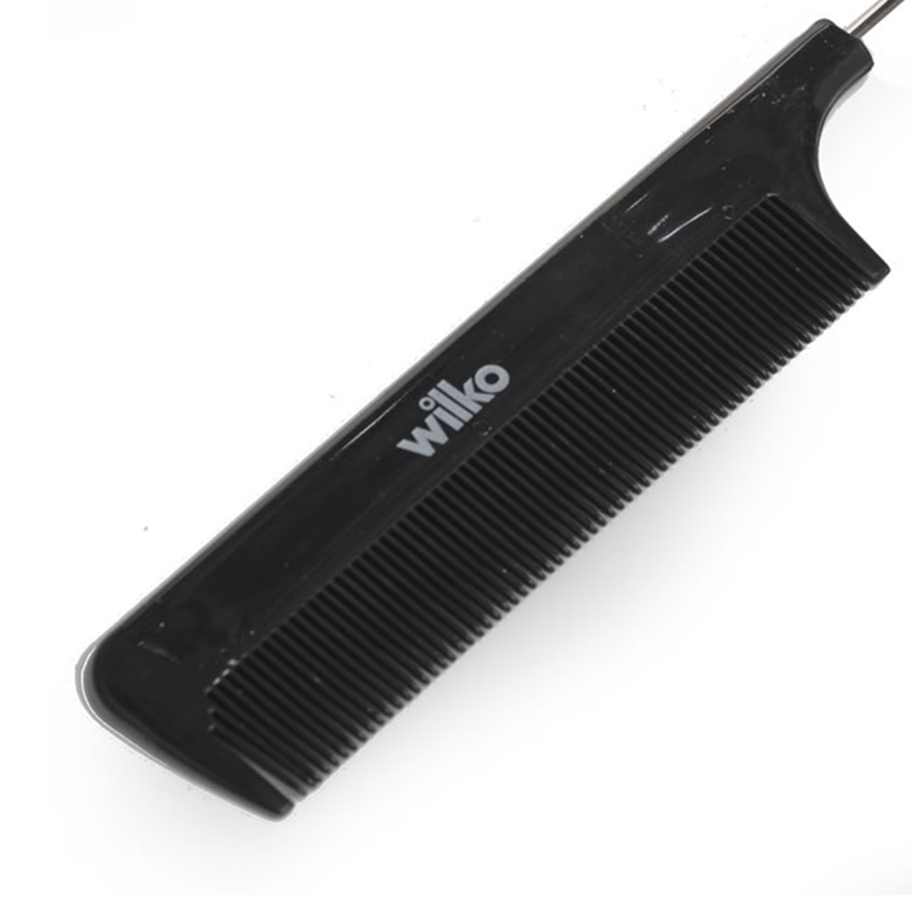 Wilko Metal Pin Tail Hair Comb Image 2