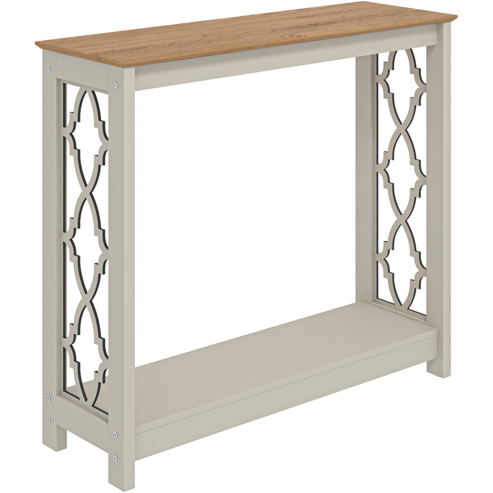 GFW Exmouth Light Grey Console Table Image 2