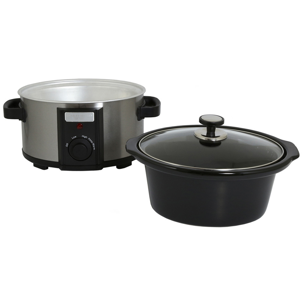 Charles Bentley Silver 3.5L Slow Cooker Image 4
