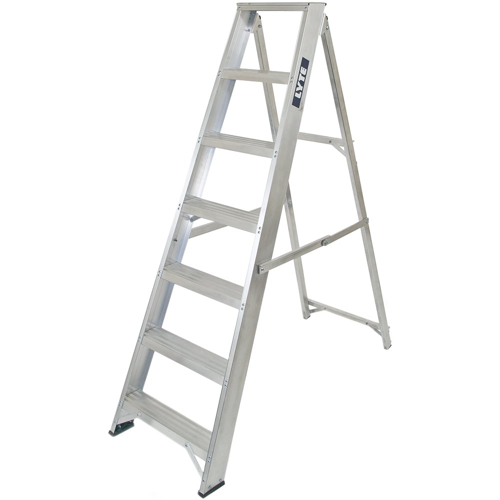 Lyte Ladders & Towers Professional Aluminium 7 Tread Platform Step Ladder Image 1