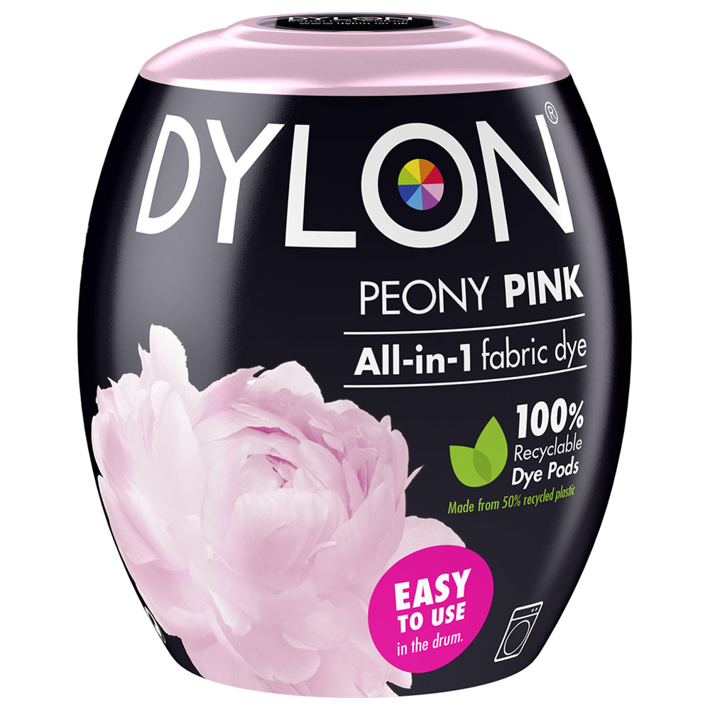 Dylon Peony Pink Dye Pod 350g Image 1