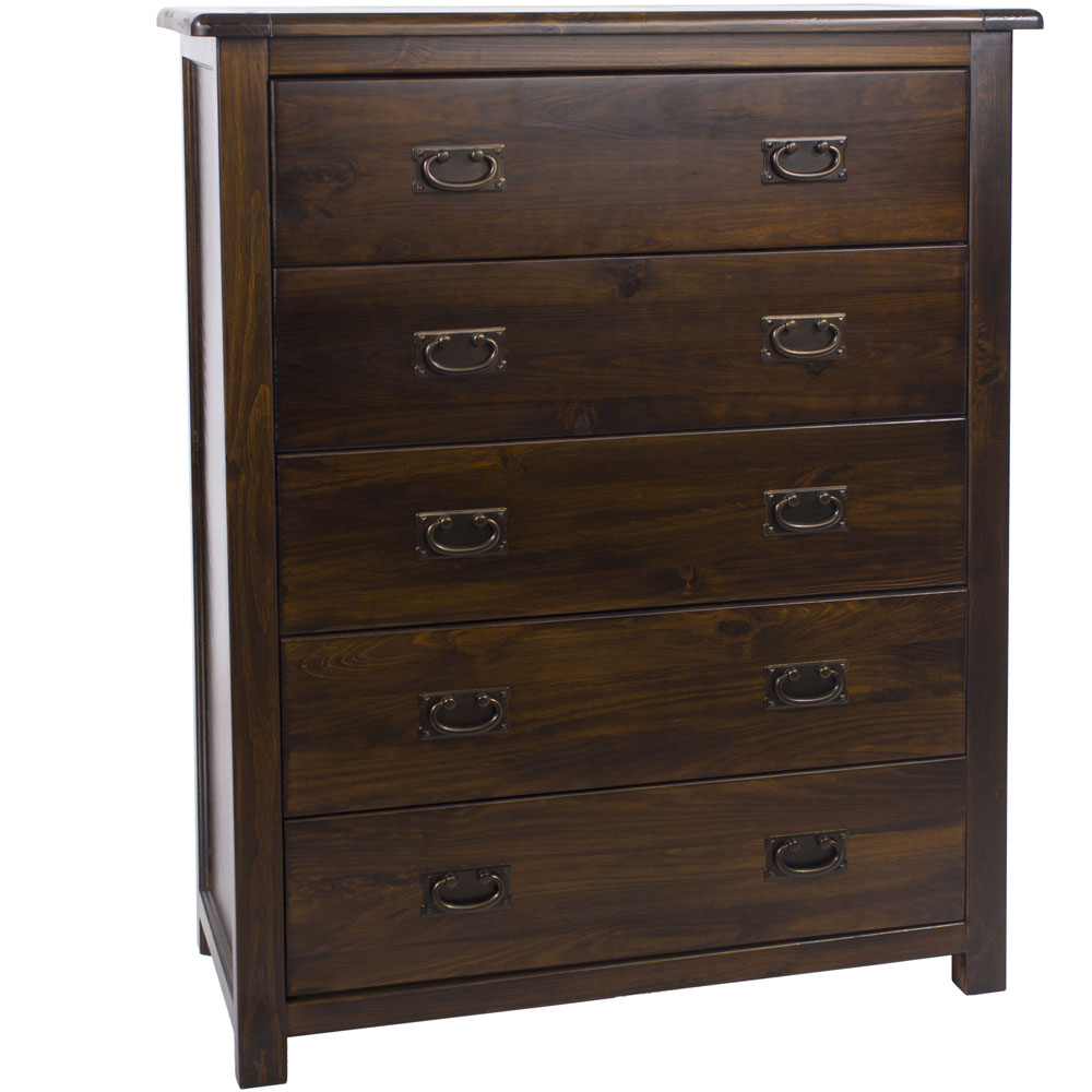 Core Products Boston 5 Drawer Chest of Drawers Image 4