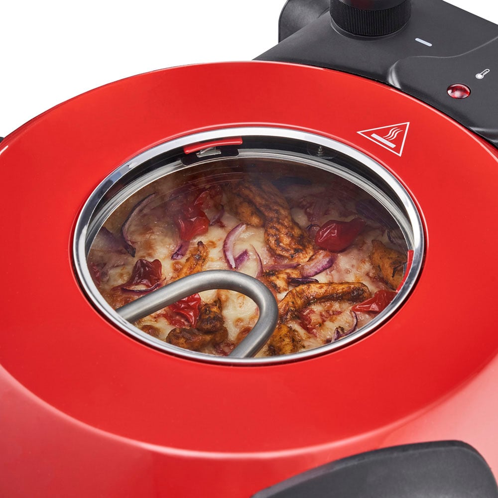Cooks Professional K132 Red Pizza Oven Image 4