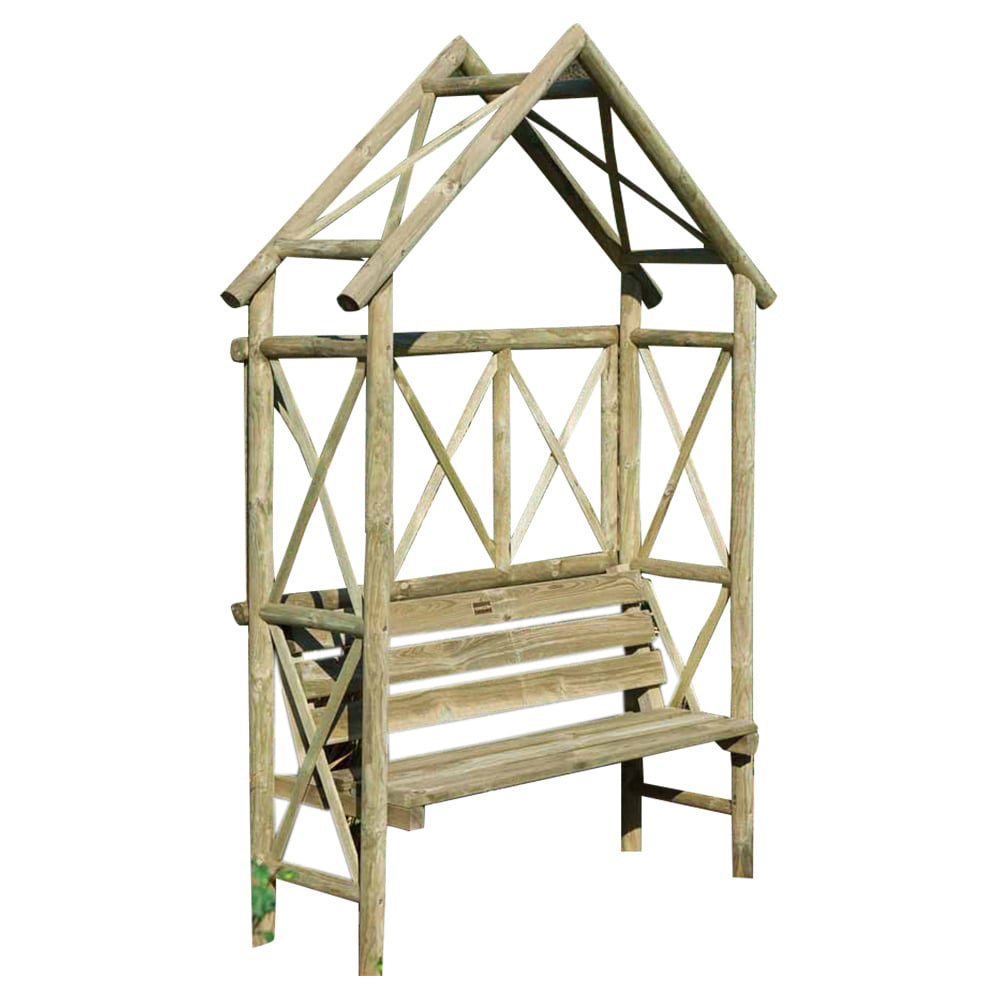 Rowlinson Rustic 2 Seater Arbour Image 2