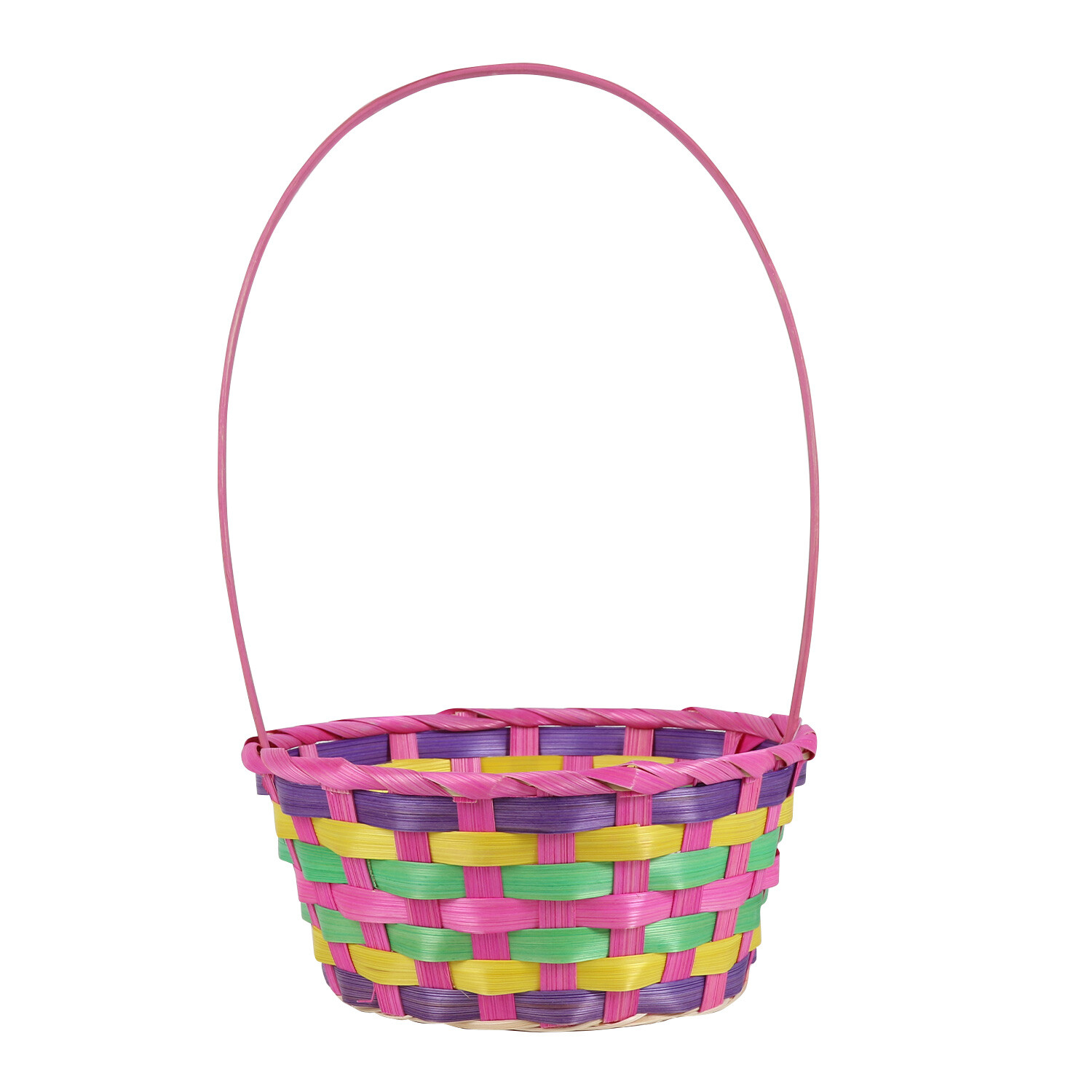 Medium Coloured Easter Basket Image 2