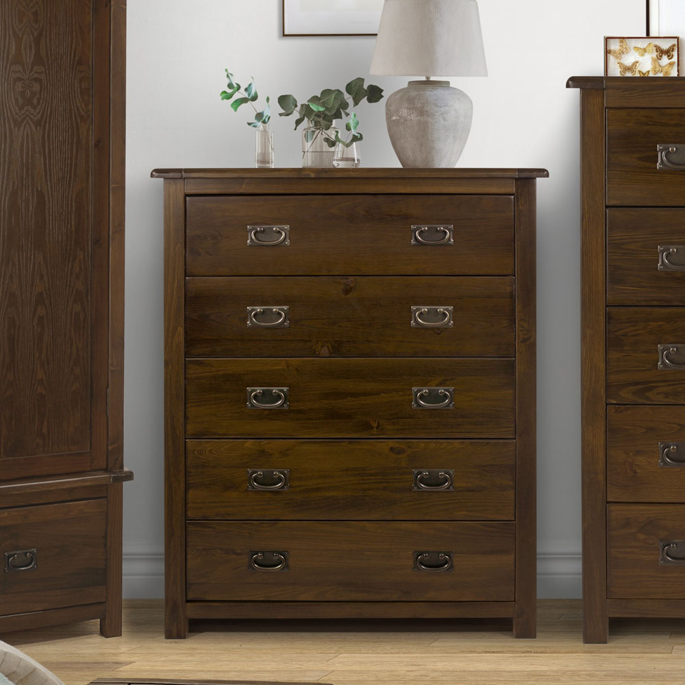 Core Products Boston 5 Drawer Chest of Drawers Image 6