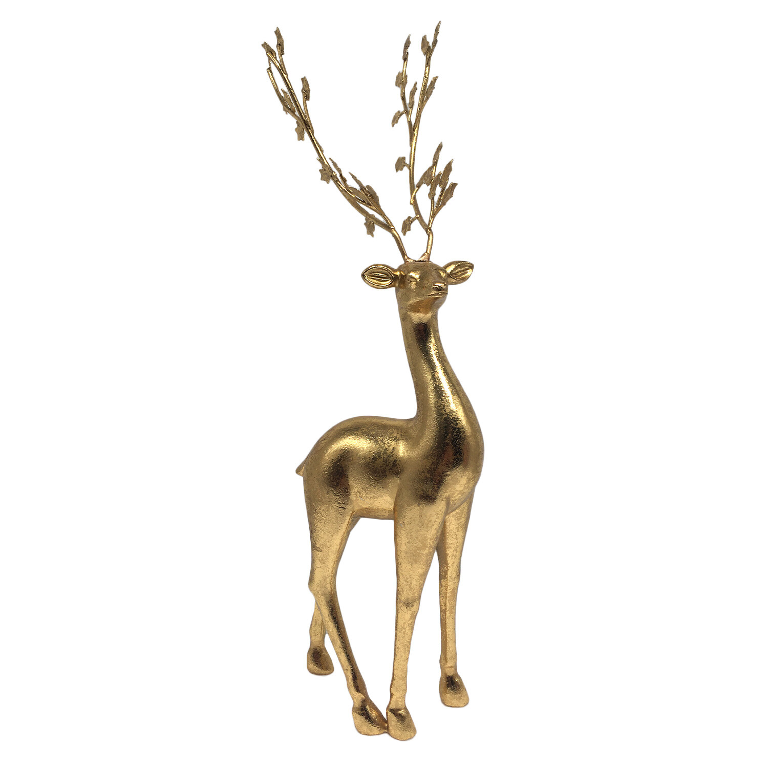 Grace & Glory Gold Standing Deer Christmas Ornament Image