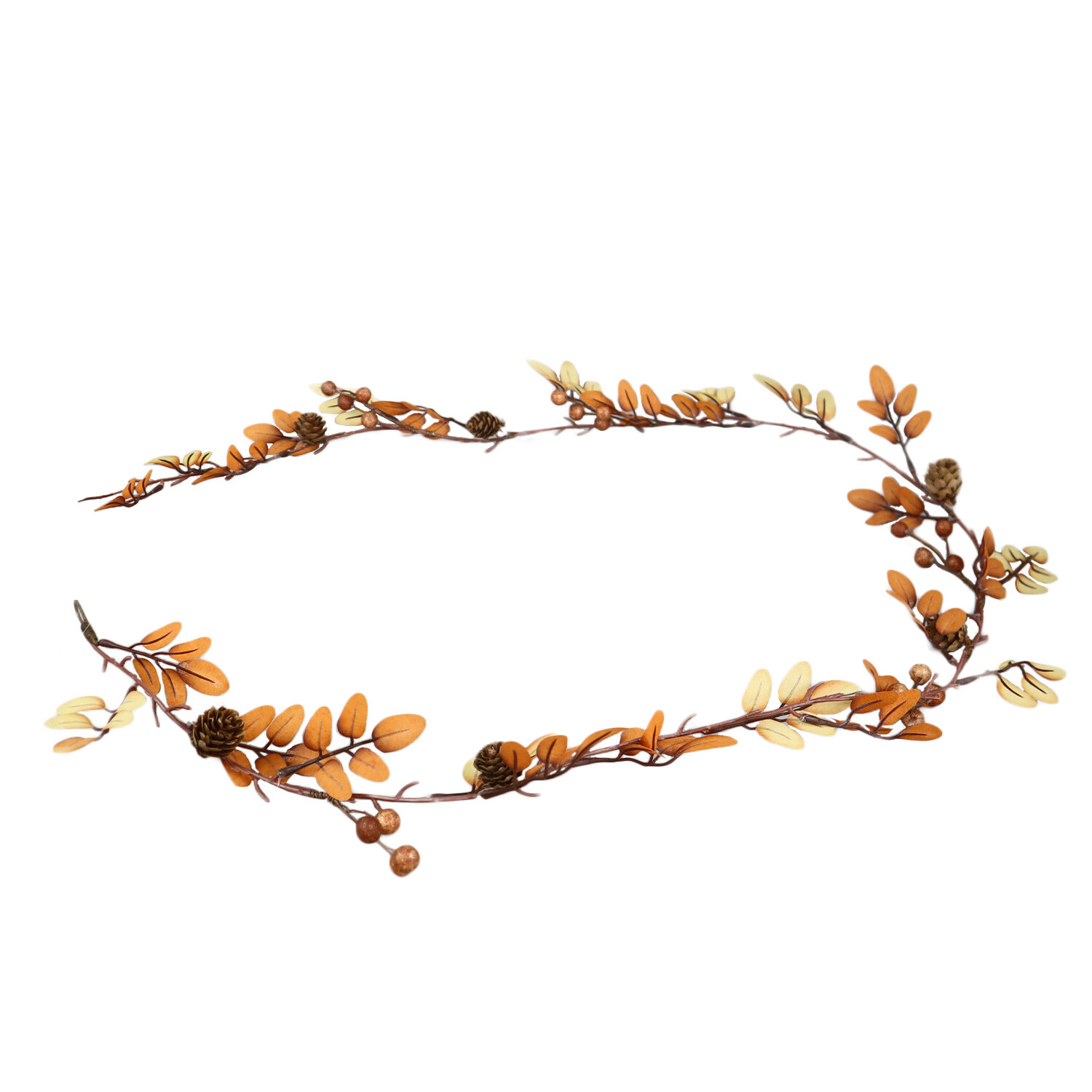 Small Autumnal Pinecone Garland Image