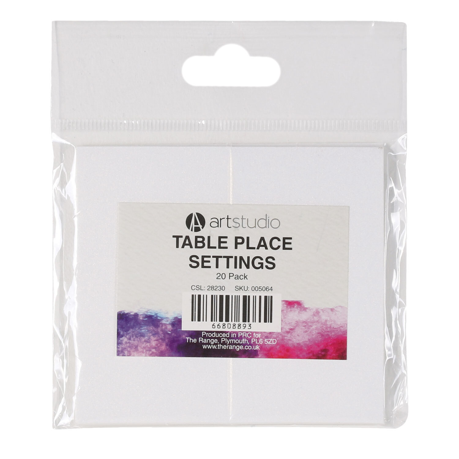 Pack of 20 Art Studio Table Place Settings Image