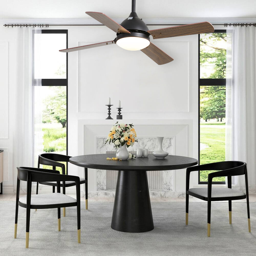 Living and Home Brown Adjustable Ceiling Fan with Light Image 6