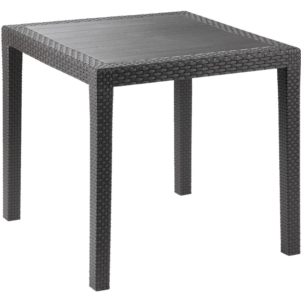 Lux Black Rattan Effect Table Image 2