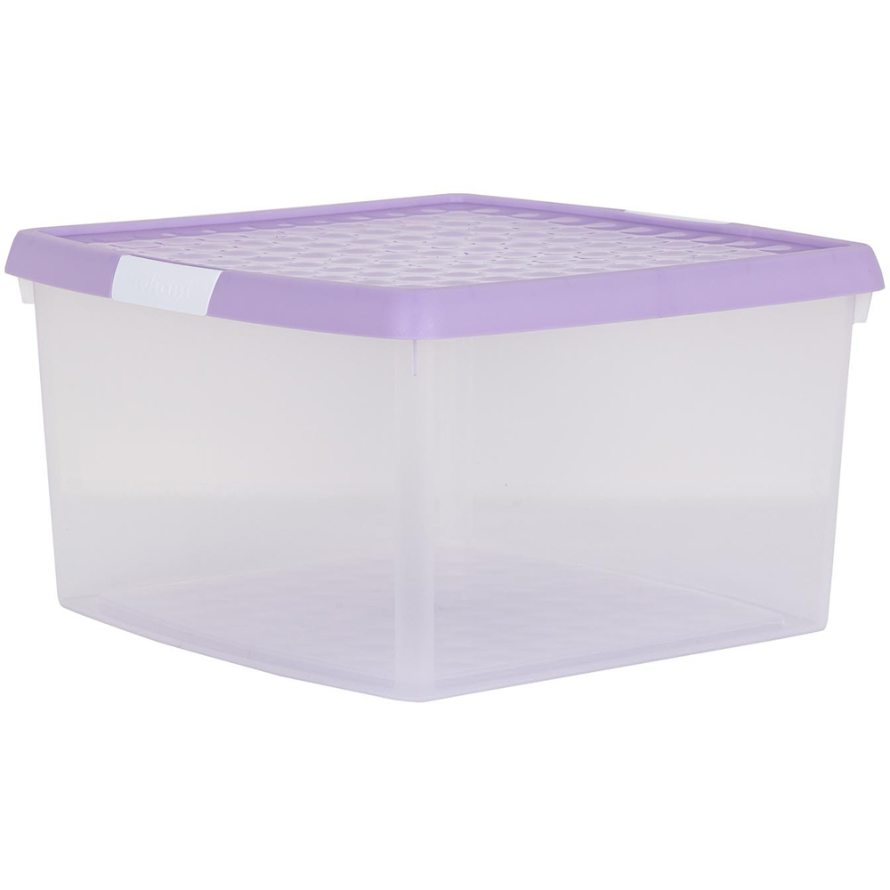 Single Wham 25L Clear Storage Box with Clip Lid in Assorted styles Image 2
