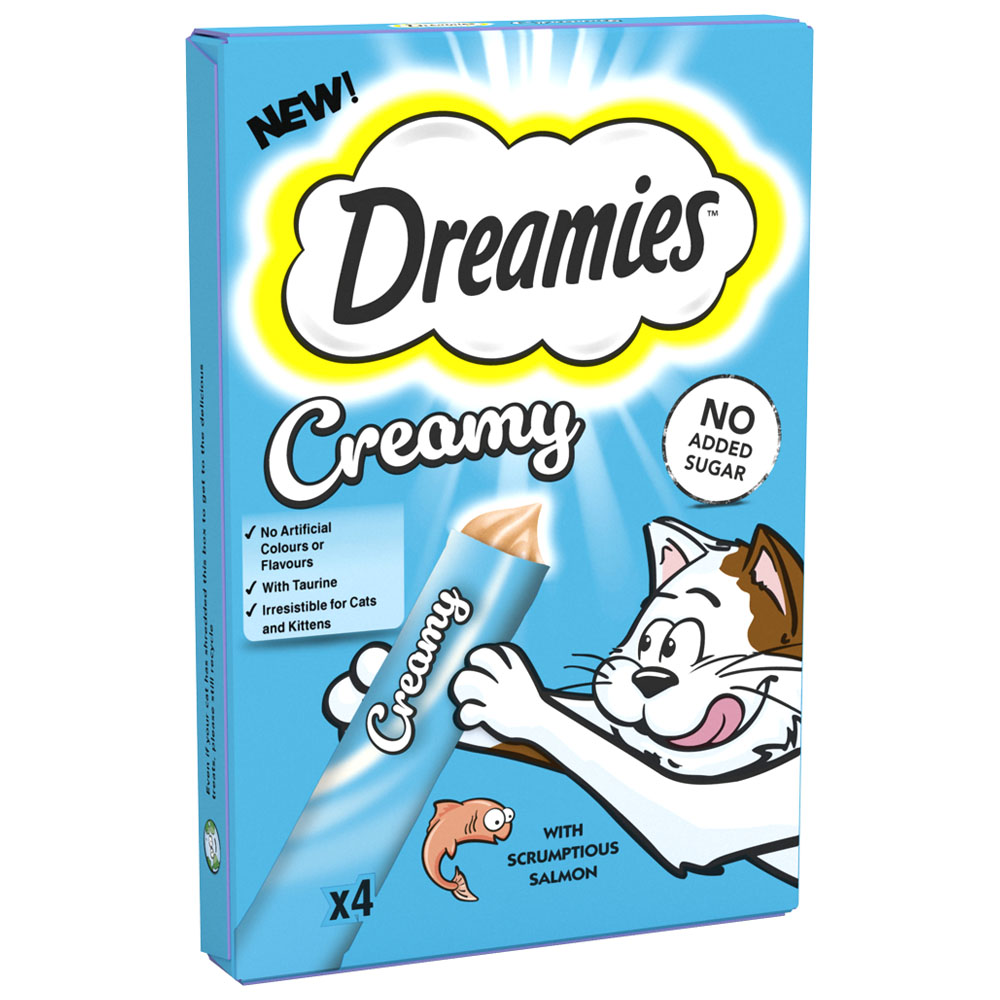 Dreamies Cat Treats with Salmon 40g Image 1