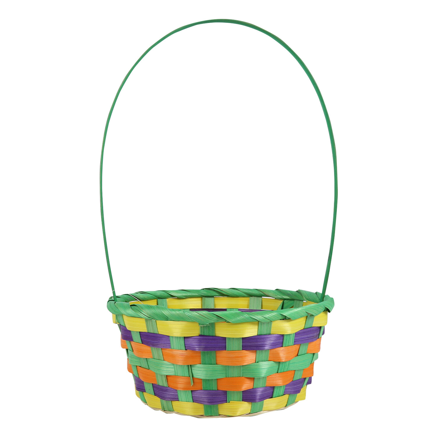 Medium Coloured Easter Basket Image 3