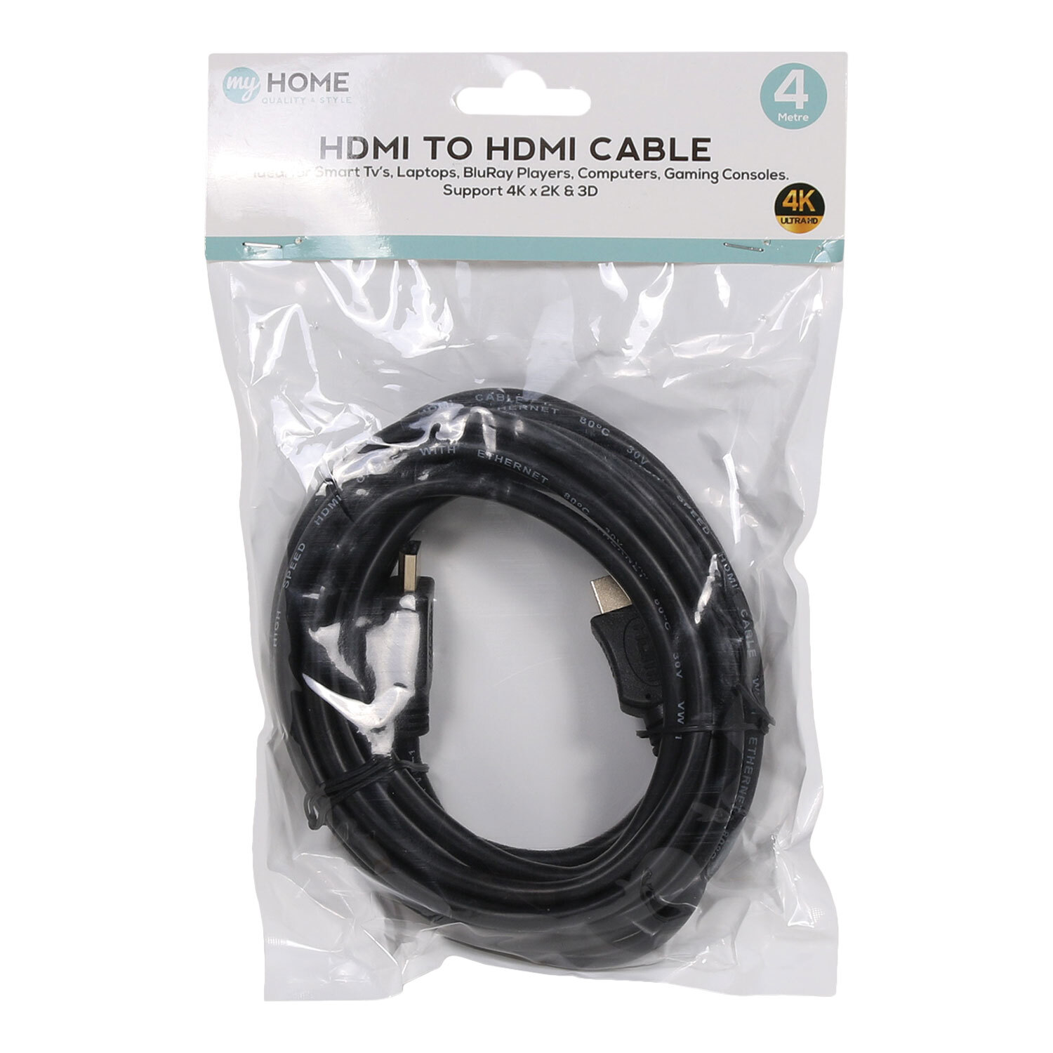 My Home HDMI to HDMI Long Cable 4m Image