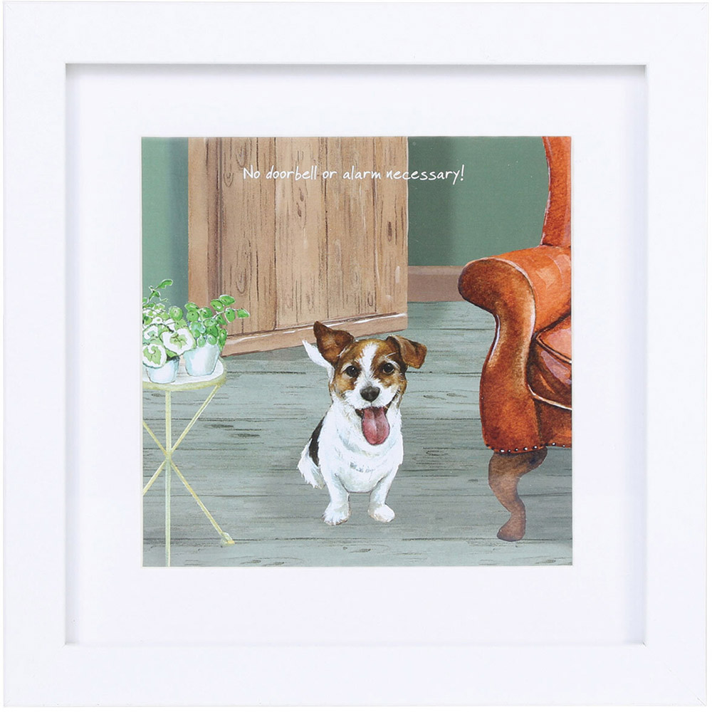 Single Loveable Little Dogs Wall Art 23 x 23cm in Assorted styles Image 2