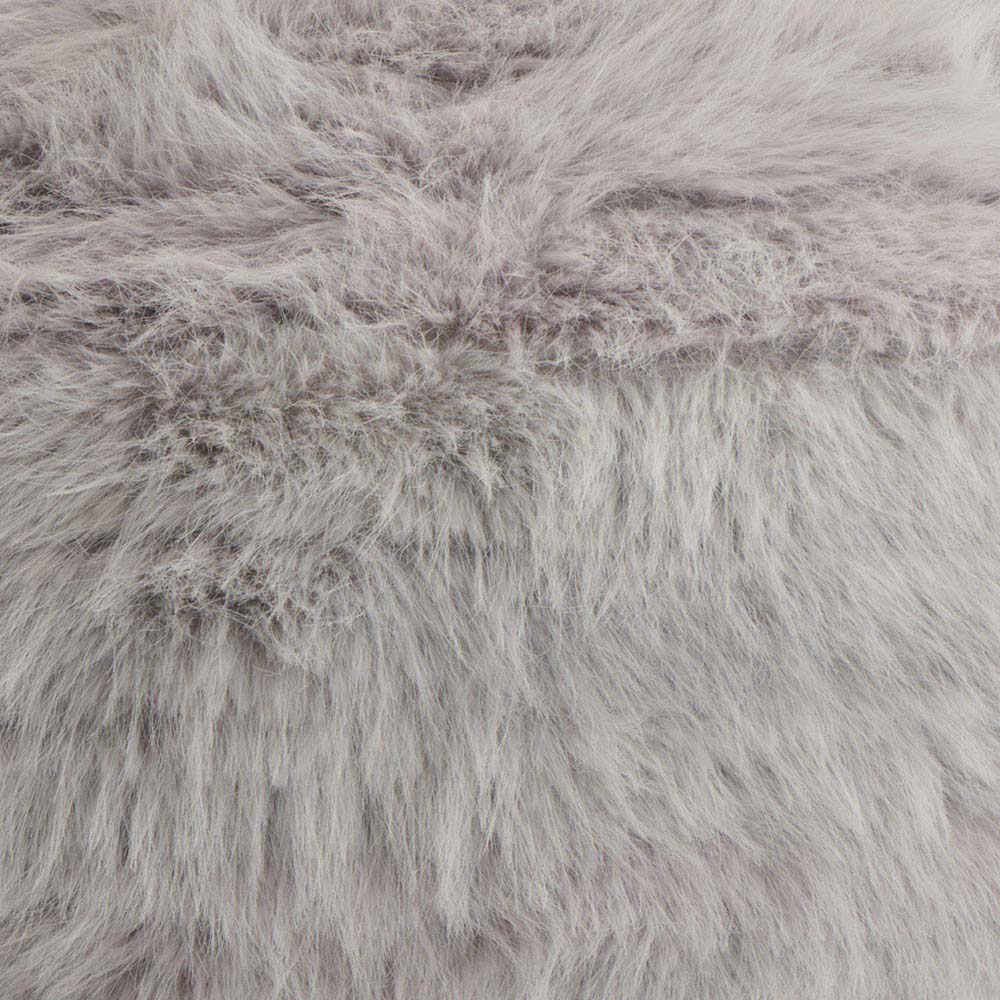 Wilko Grey Faux Feather Large Pendant Shade Image 3