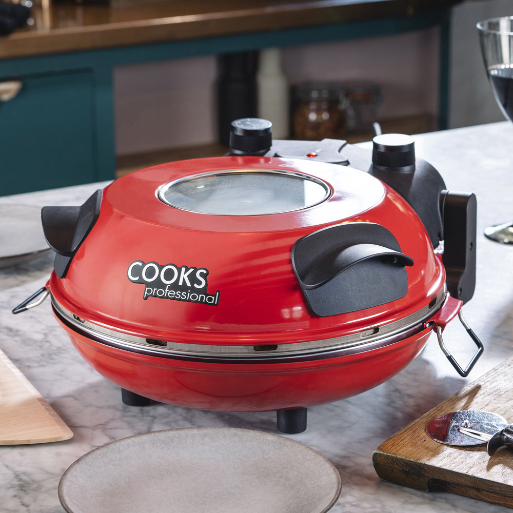 Cooks Professional K132 Red Pizza Oven Image 2