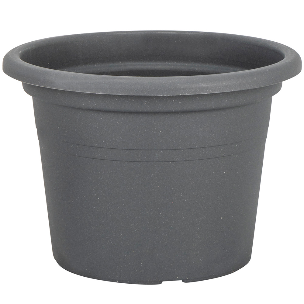 Cilindro Anthracite Outdoor Plant Pot 25cm Image