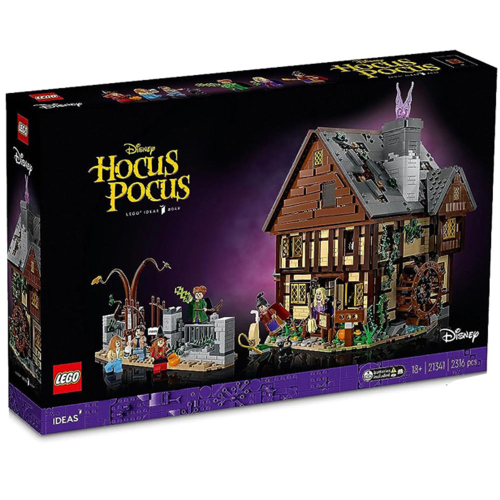 LEGO Disney Hocus Pocus The Sanderson Sisters Witches House Building Kit Image 1