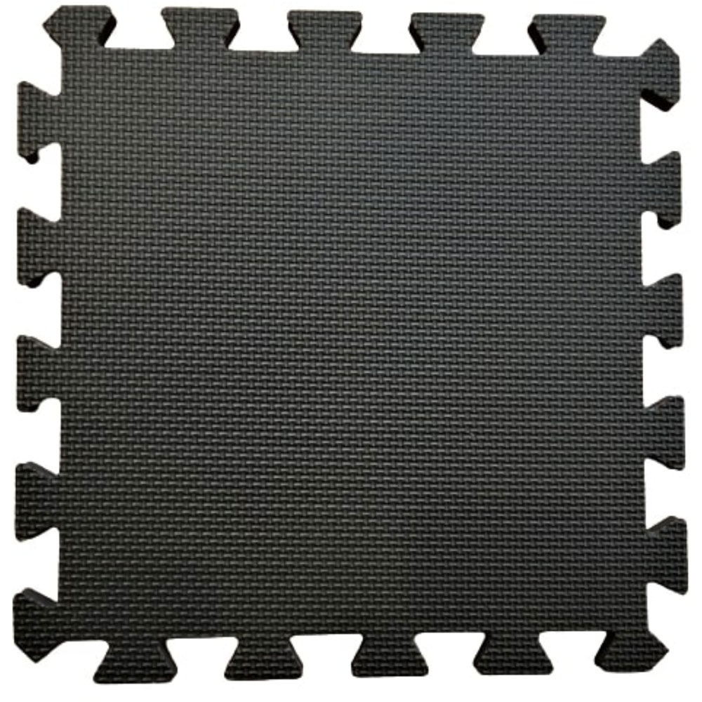 Swift Foundation Warm Floor Black Interlocking Floor Tile for Workshops 12 x 6ft Image 1