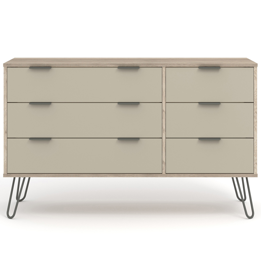 Core Products Augusta 6 Drawer Driftwood and Calico Chest of Drawers Image 2