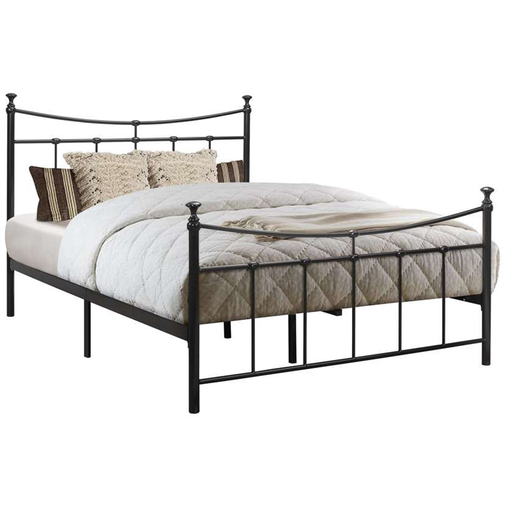 Emily Small Double Black Bed Frame Image 2