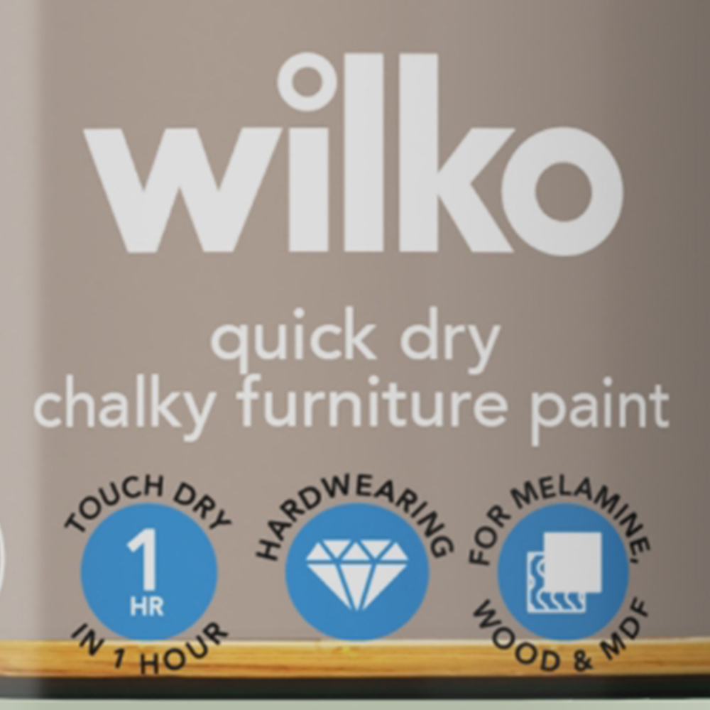 Wilko Quick Dry English Sage Furniture Paint 250ml Image 3