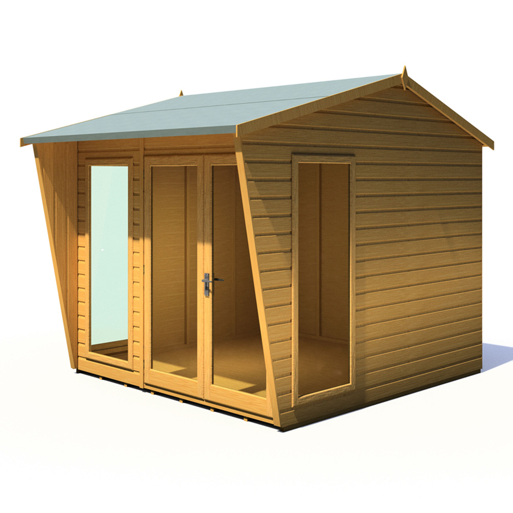 Shire Burghclere 8 x 8ft Double Door Contemporary Summerhouse Image 2
