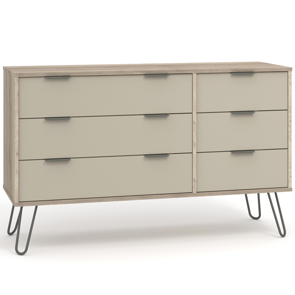 Core Products Augusta 6 Drawer Driftwood and Calico Chest of Drawers Image 4