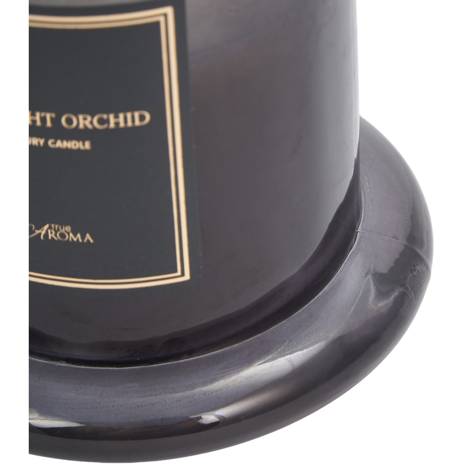 Midnight Orchid Bell Jar Candle - Black Image 5