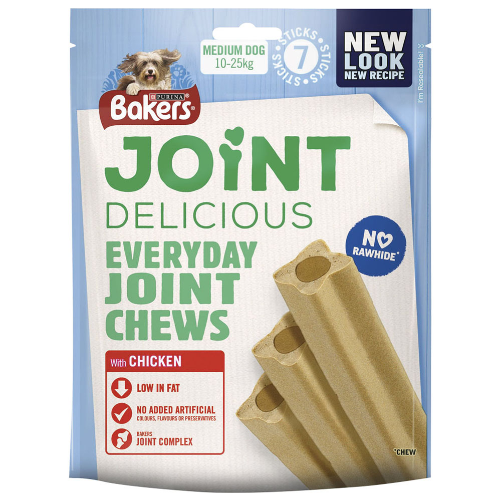 Bakers Joint Delicious Medium Dog Treats Chicken 180g Image 1