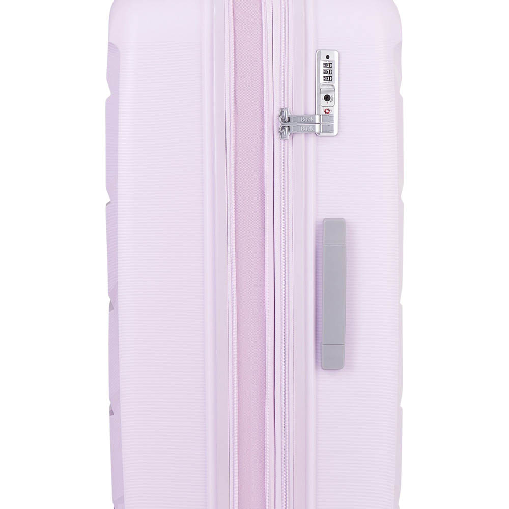 Rock Tulum Small Purple Hardshell Expandable Suitcase Image 3