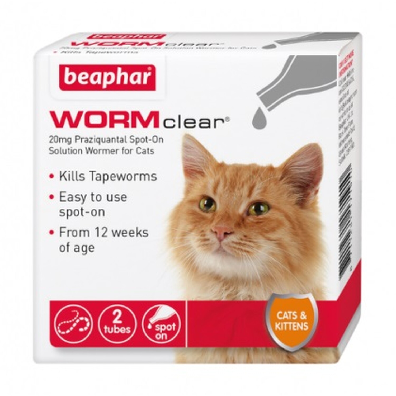 Wormclear Spot on Solution for Cats Image