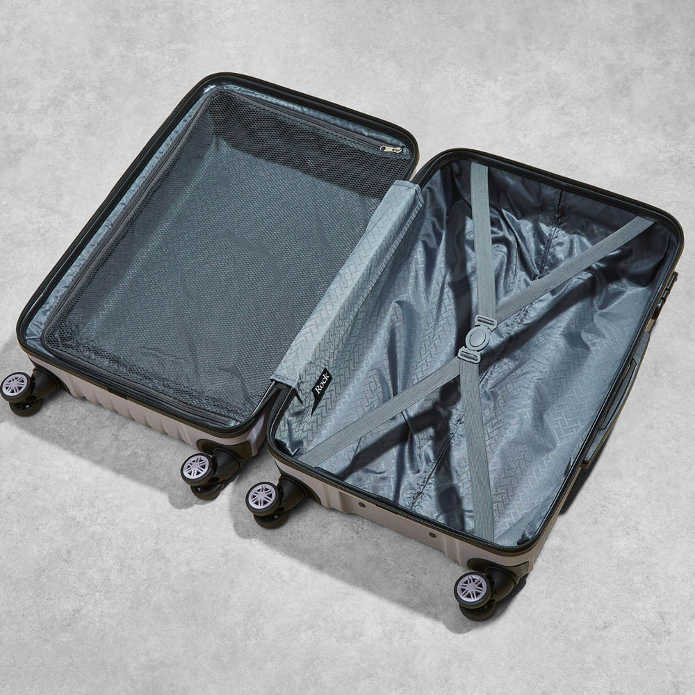 Rock Santiago Set of 3 Purple Hardshell Suitcases Image 4