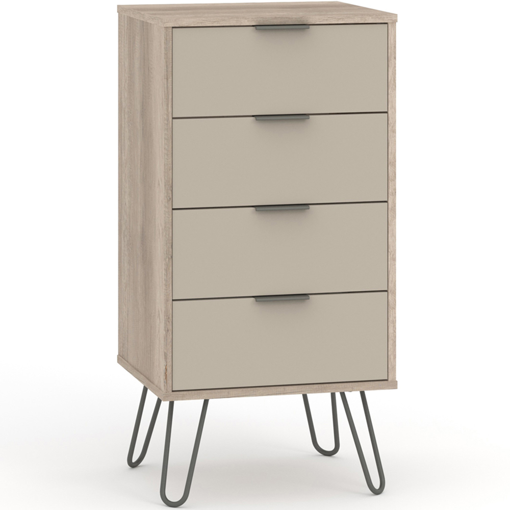 Core Products Augusta Driftwood and Calico 4 Drawer Narrow Chest of Drawers Image 4