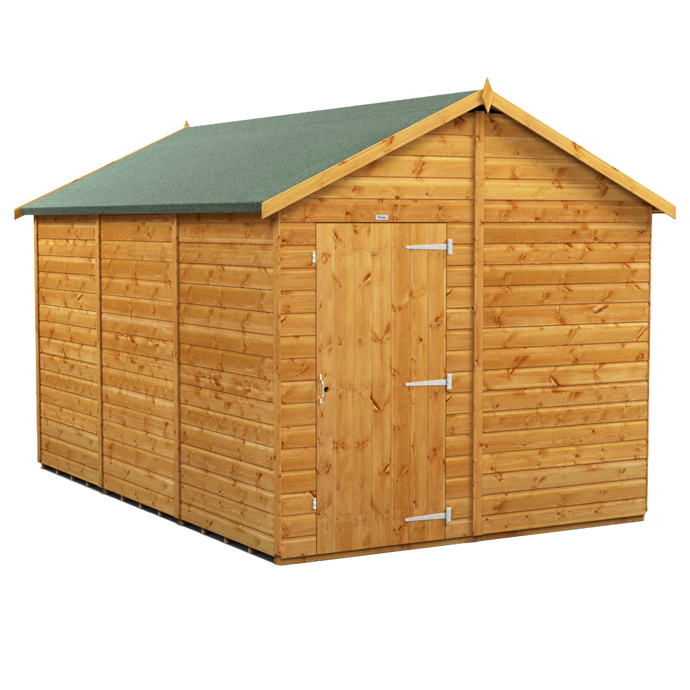 Power Sheds 12 x 8ft Apex Wooden Shed Image 1