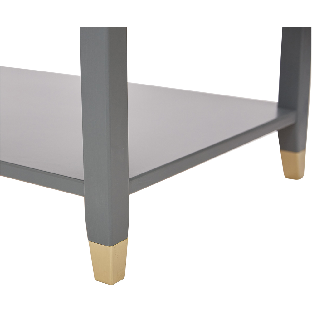Palazzi 2 Drawers Grey Console Table Image 7