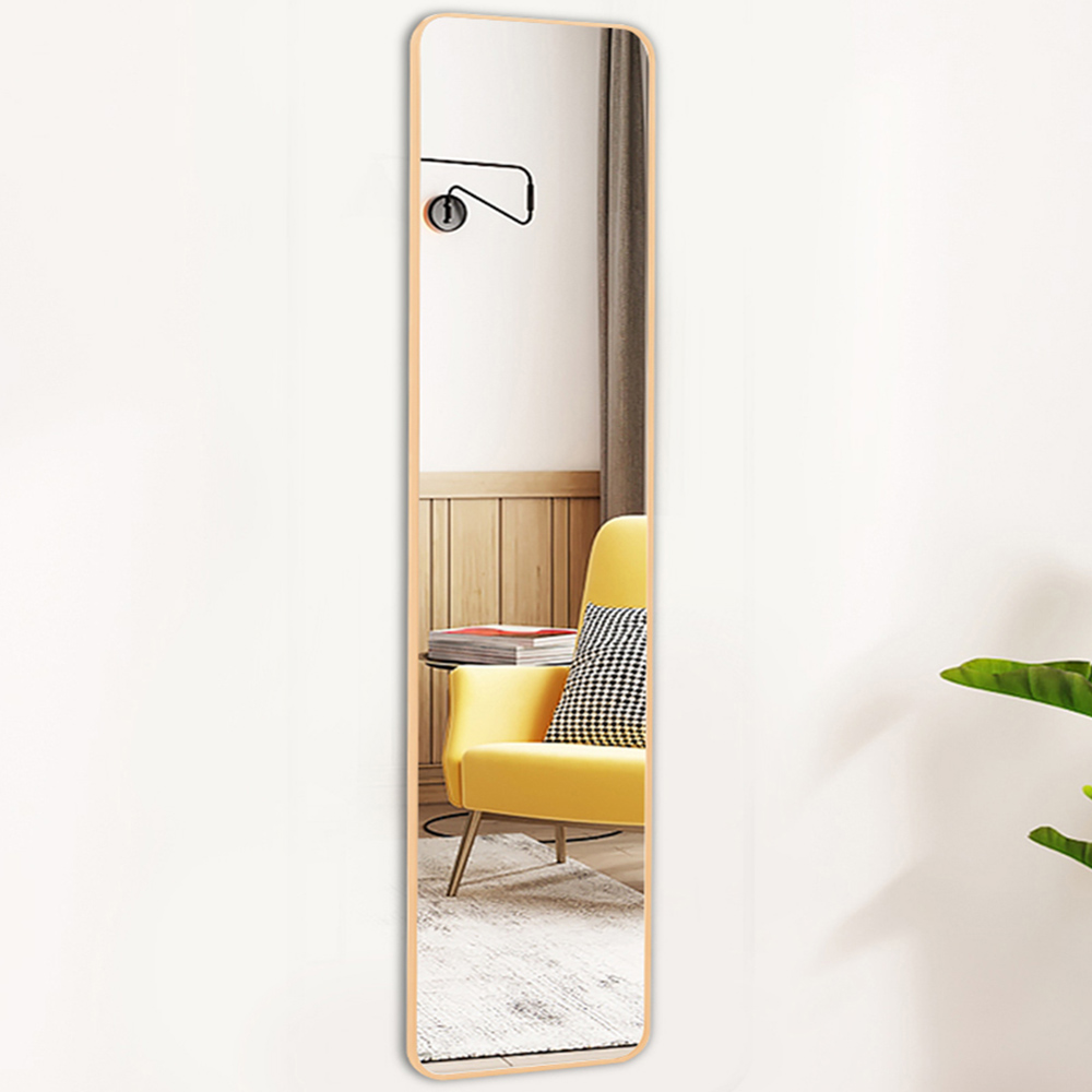 Living and Home Gold Frame Full Length Door Mirror 28 x 118cm Image 8