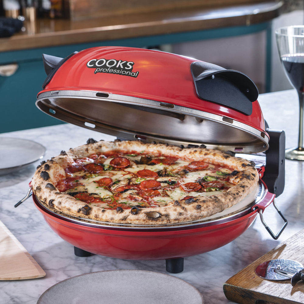 Cooks Professional K132 Red Pizza Oven Image 8