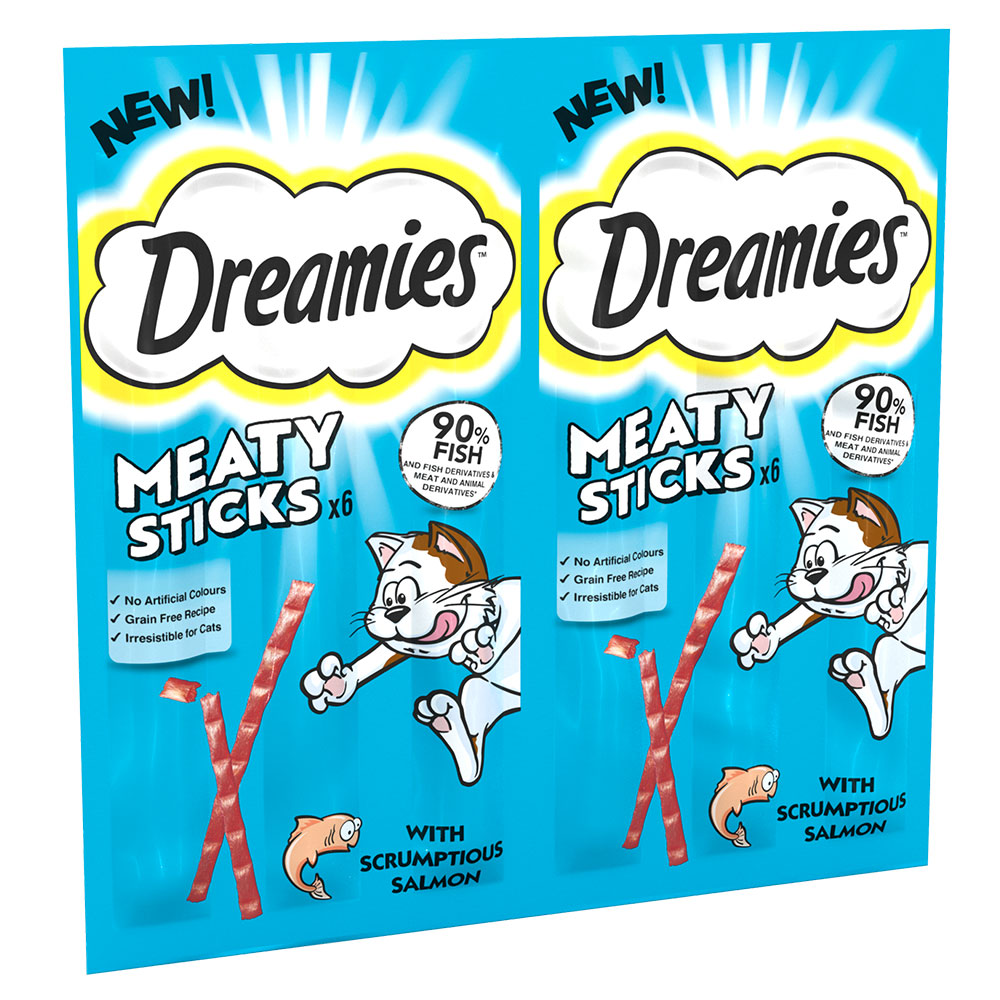 Dreamies Meaty Sticks with Salmon 30g Image 1