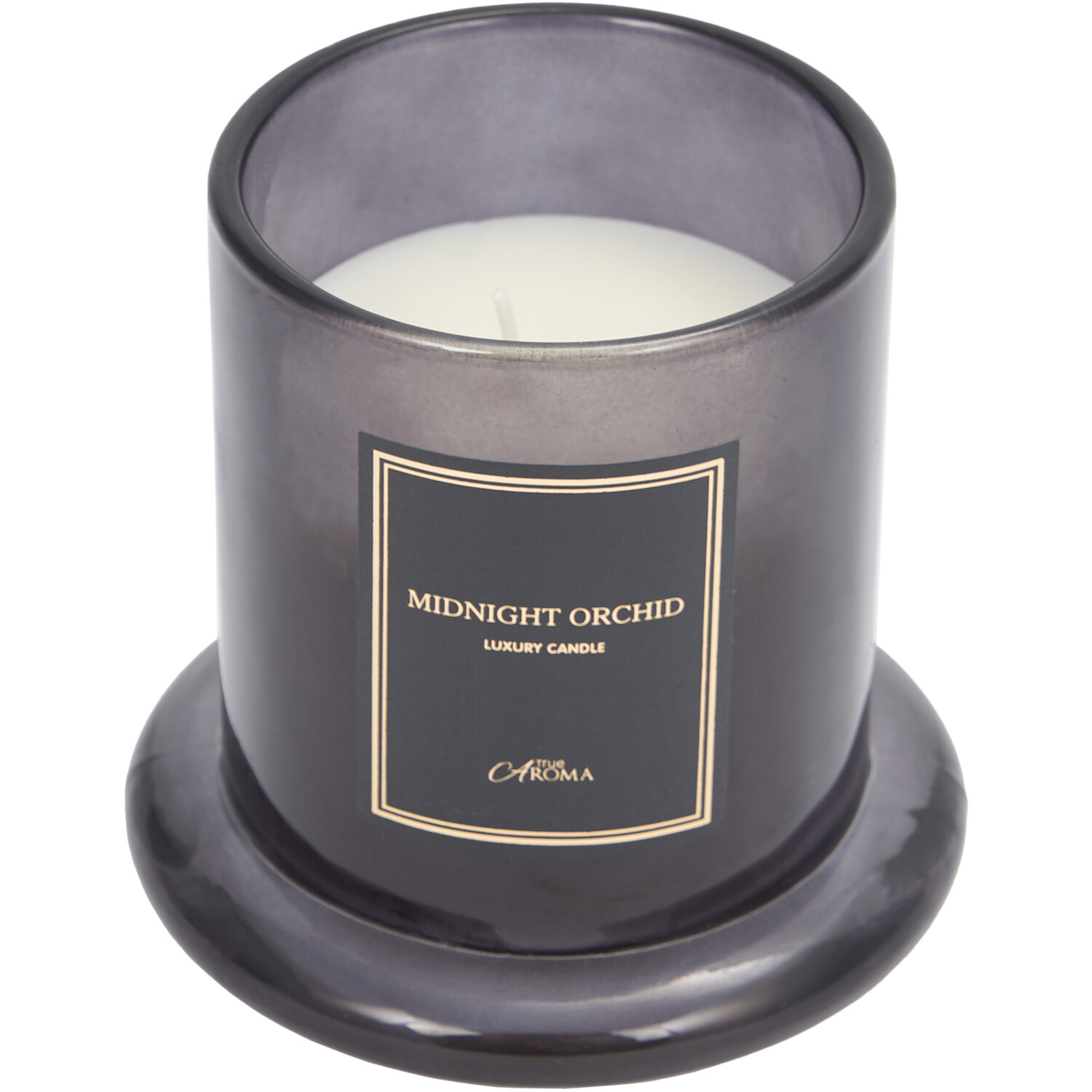 Midnight Orchid Bell Jar Candle - Black Image 2