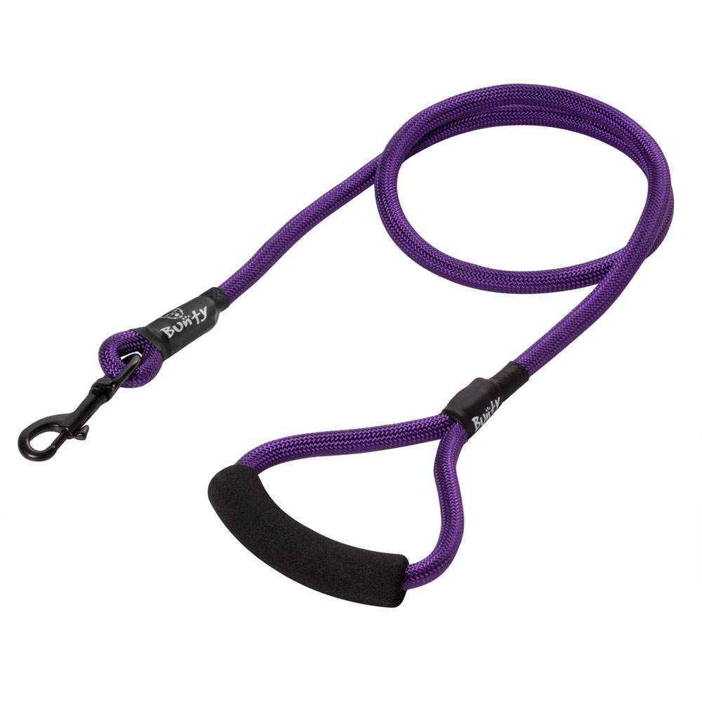 Bunty Extra Large Purple Rope Lead Image 1