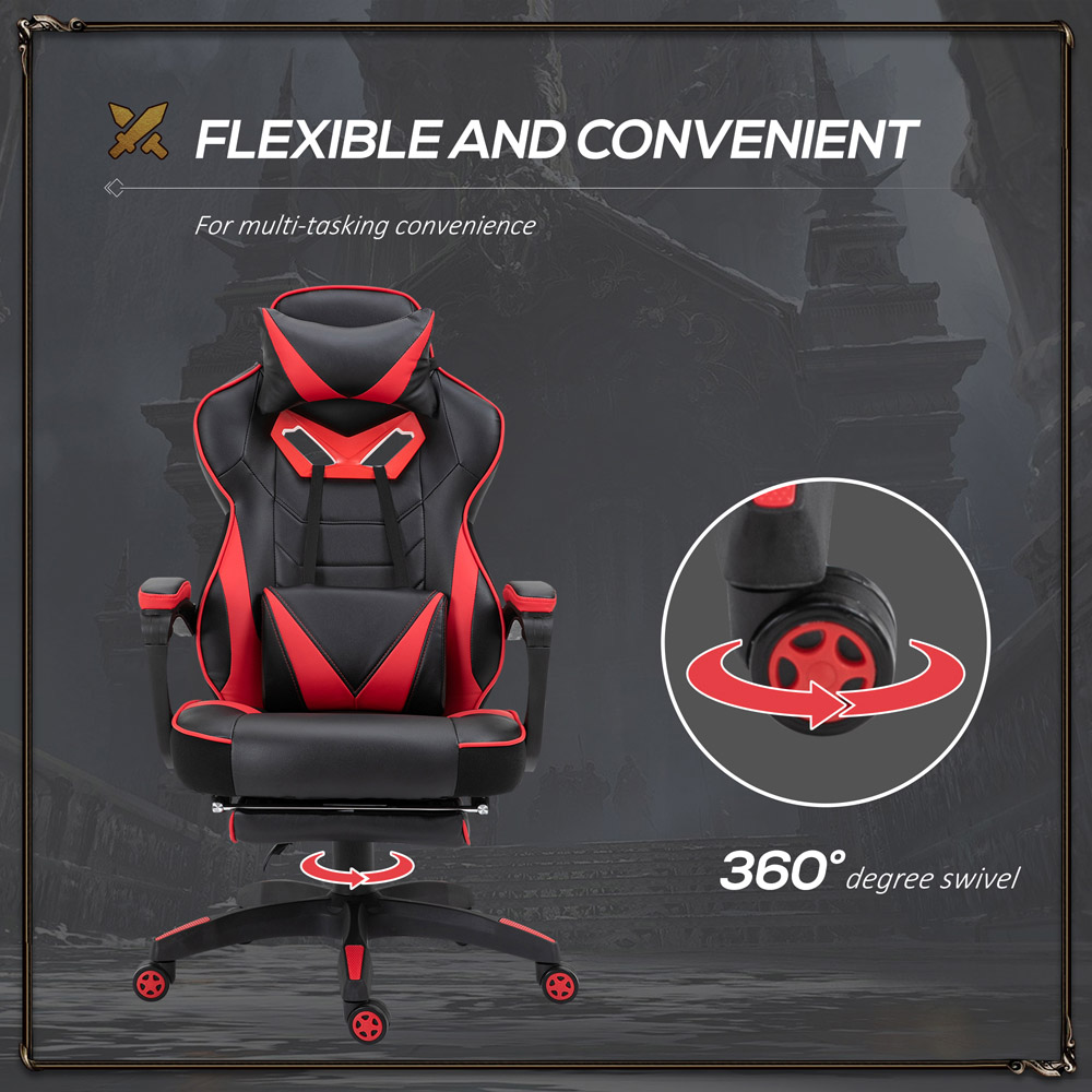 Portland Red Racing Gaming Chair Image 6