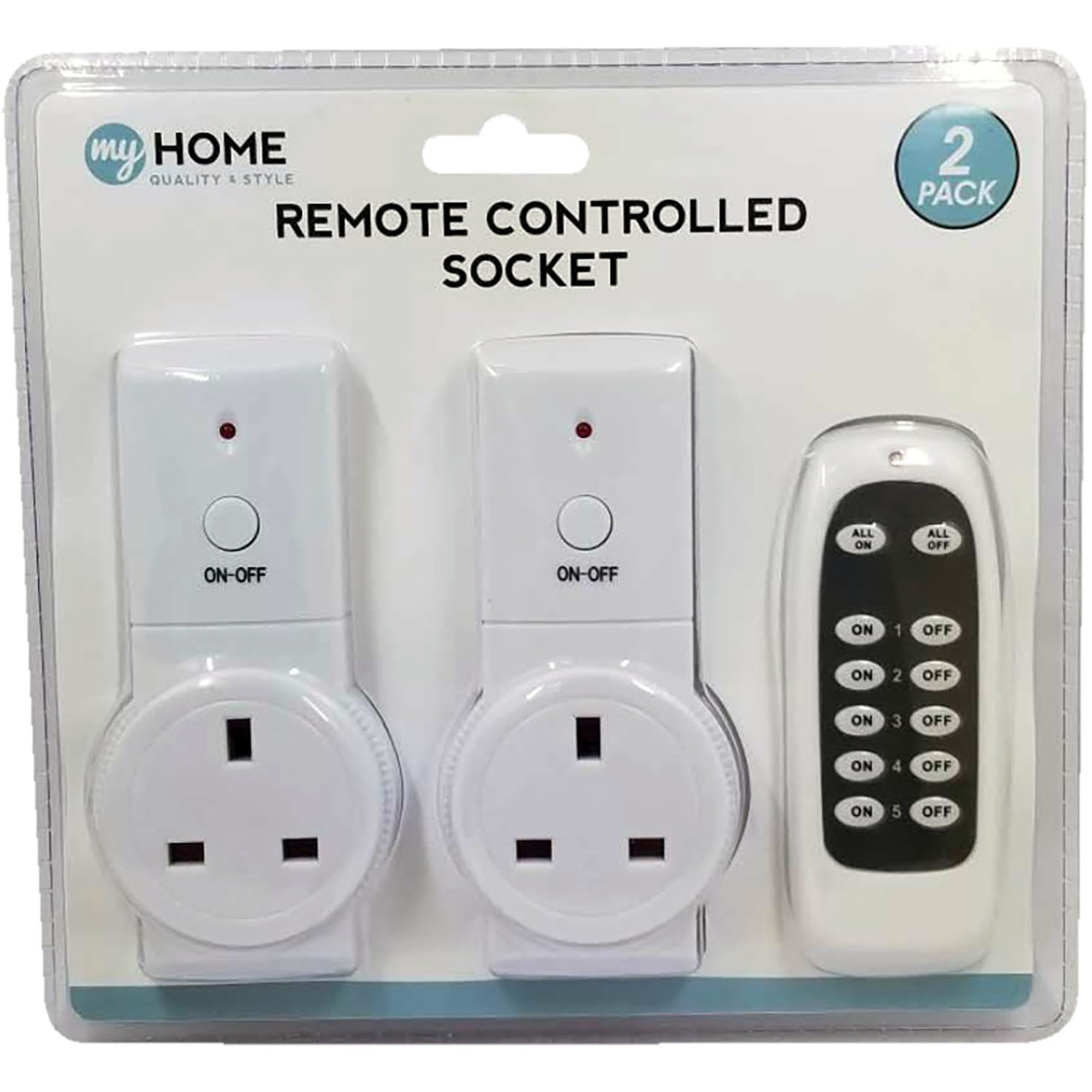 My Home Remote Controlled Socket 2 Pack Image