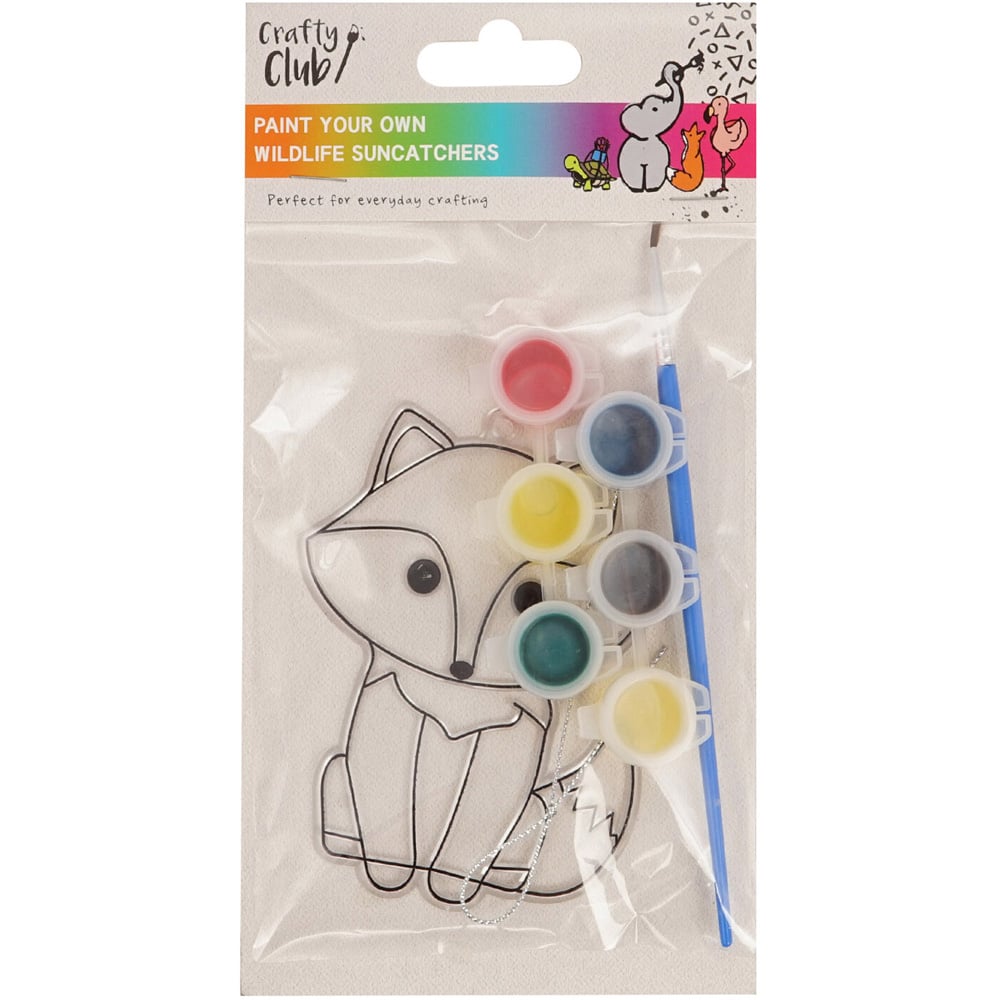 Single Crafty Club Paint Your Own Suncatchers Kit in Assorted styles Image 1